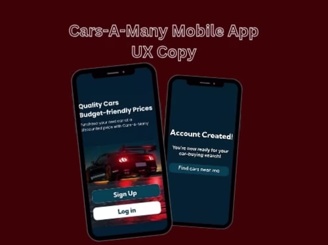 Cover image for  Mobile app onboarding and form UX copy 