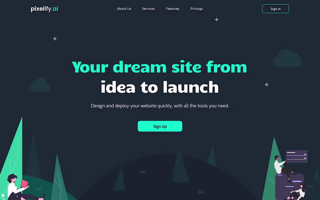 Cover image for Pixelfy.ai - AI no code developing tool