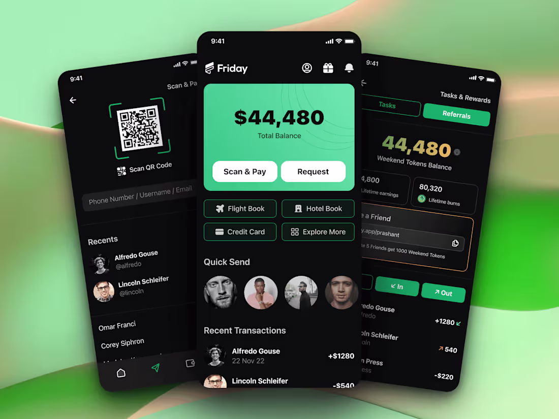 Cover image for Friday Wallet App