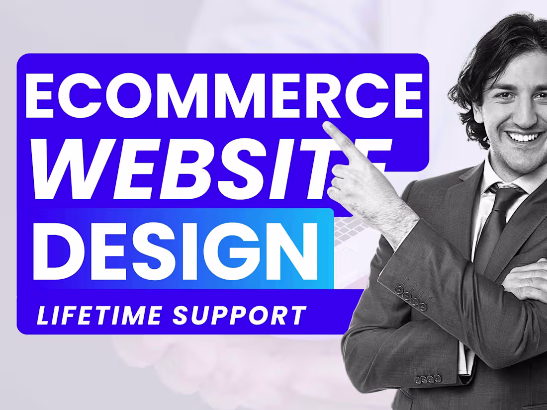 Cover image for I will Design ecommerce website and online store 