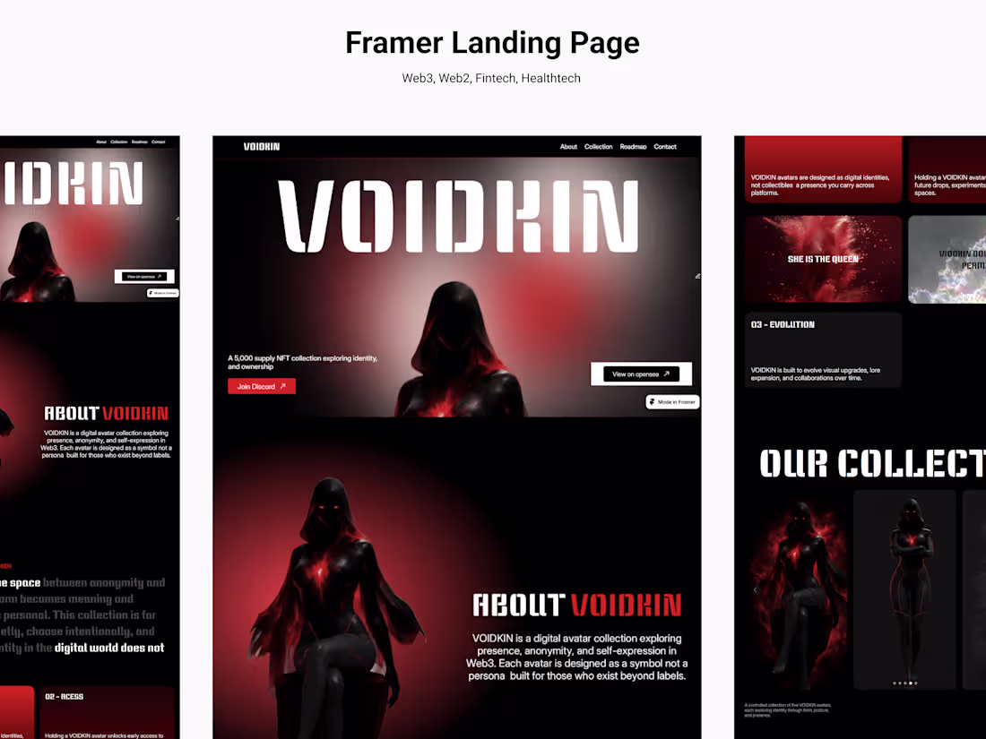 Cover image for Framer Landing Page (Design & Development)
