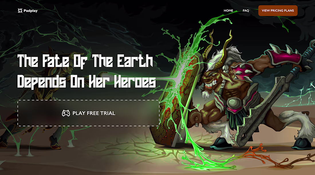 Cover image for Gaming Hero Section