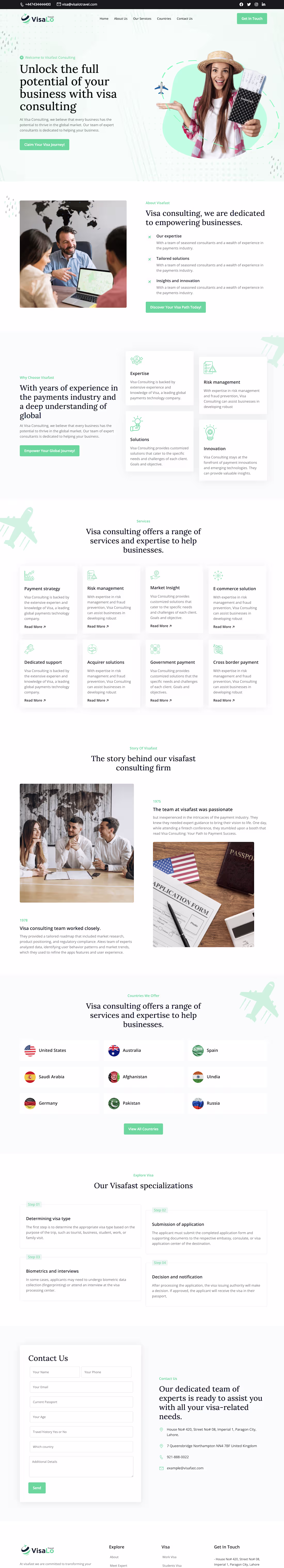 Cover image for VisaLo Travel - Framer Website Development
