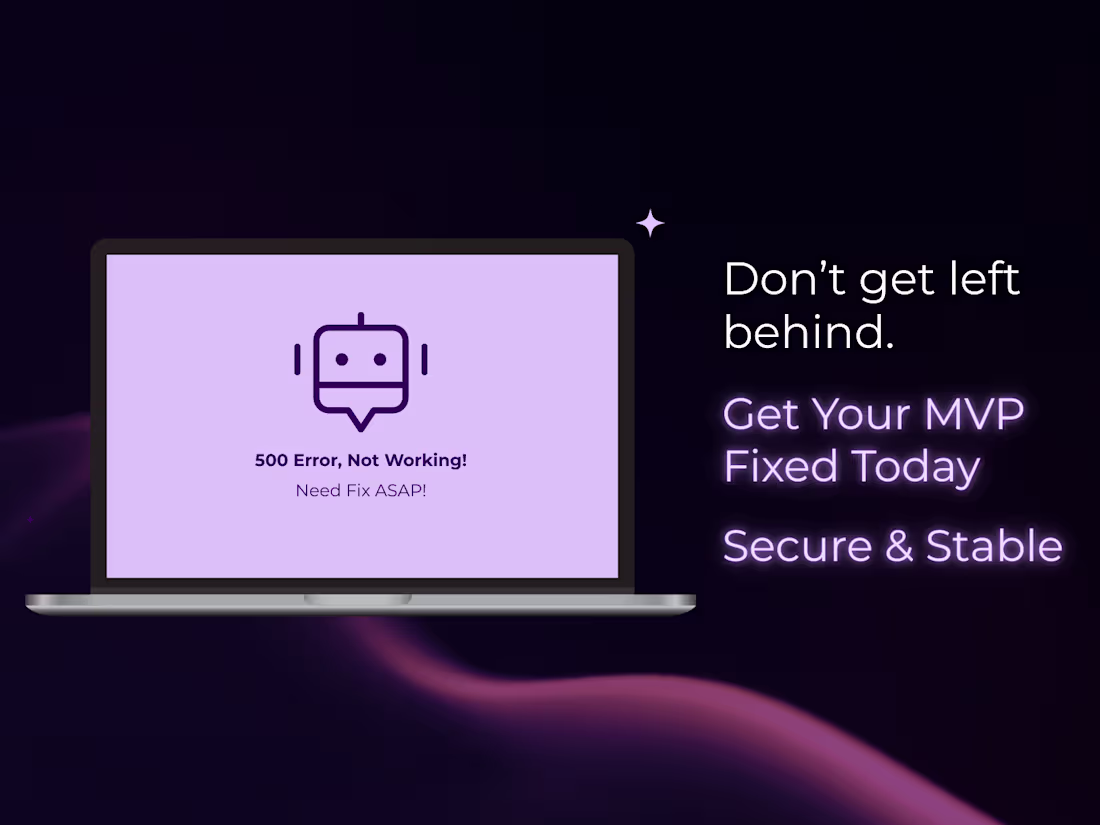 Cover image for Fix & Secure Your AI MVP
