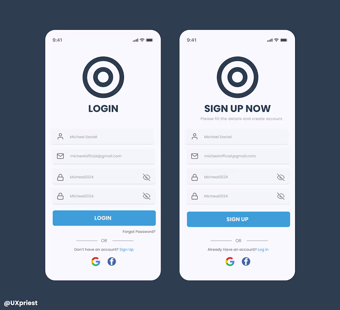 Cover image for Sign Up Mobile App