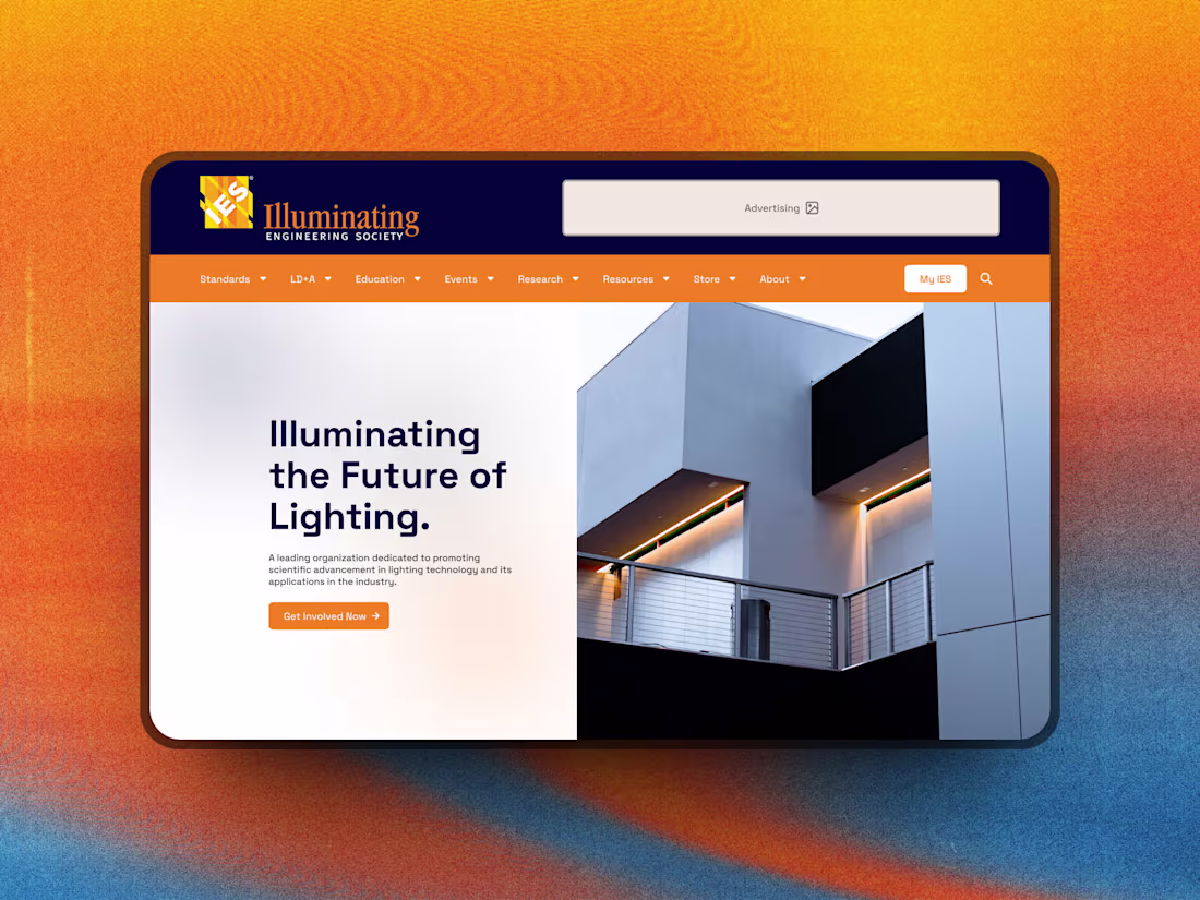 Cover image for IES Website Redesign Project