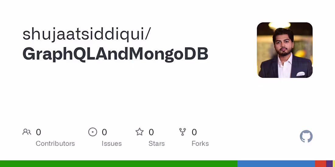 Cover image for shujaatsiddiqui/GraphQLAndMongoDB