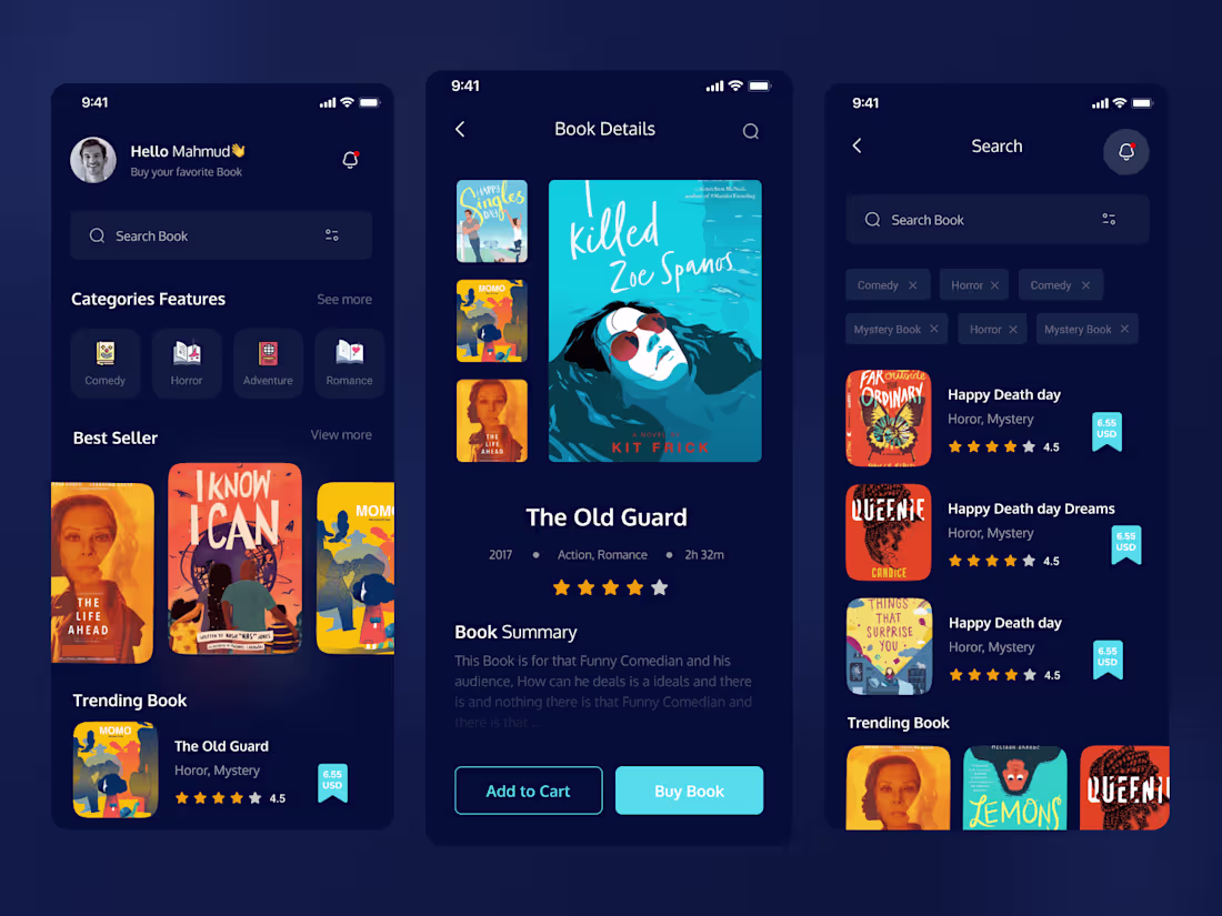 Cover image for BookBuy App For Book Lover