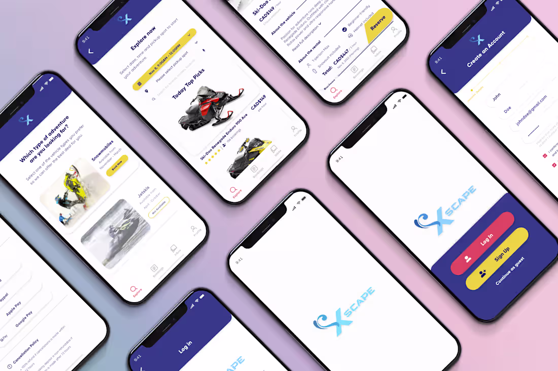 Cover image for UI/UX Case Study | Northern Xscape Rentals App