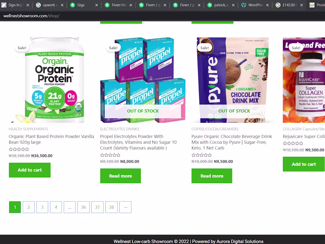 Cover image for WellnestShowroom e-commerce website