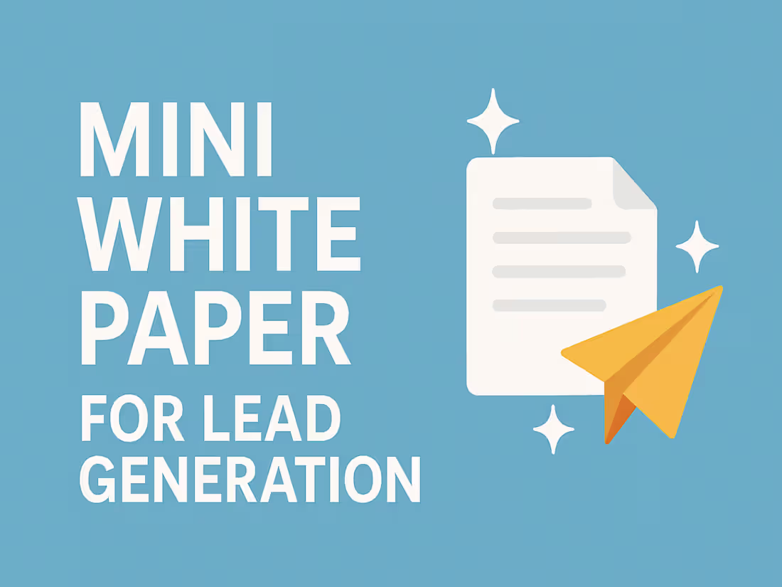 Cover image for Short-Form White Paper (1,500–2,000 Words)