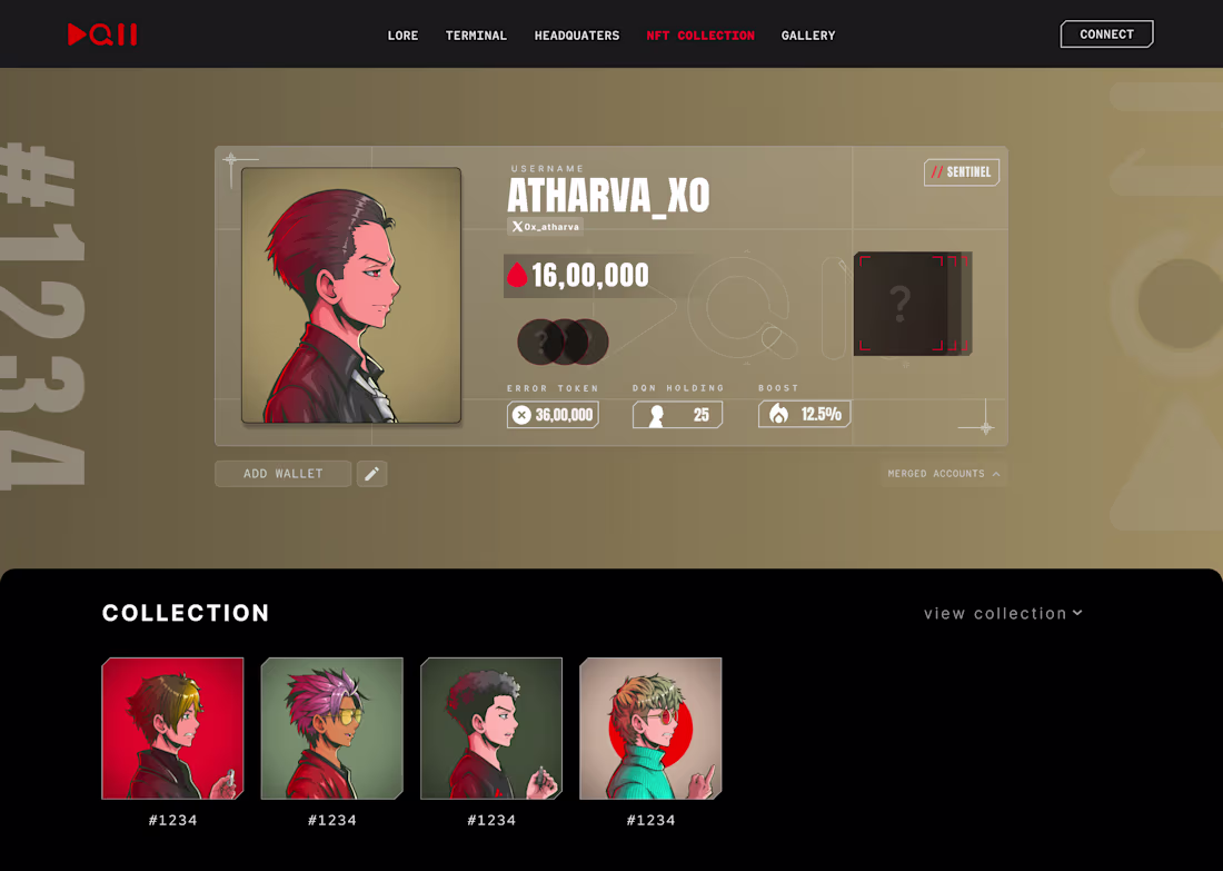 Cover image for Recently worked on this Portfolio Page for dqn.red, they are...
