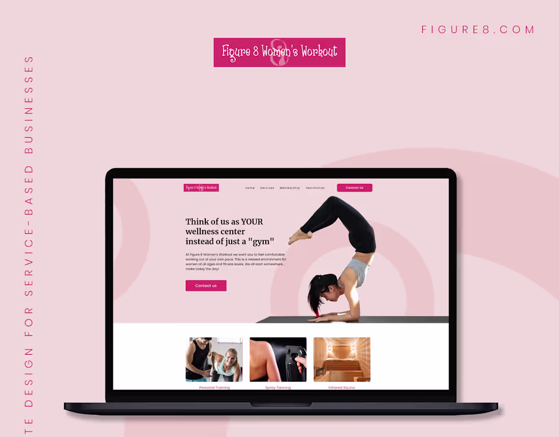 Cover image for Website Design For Women's Fitness Facility