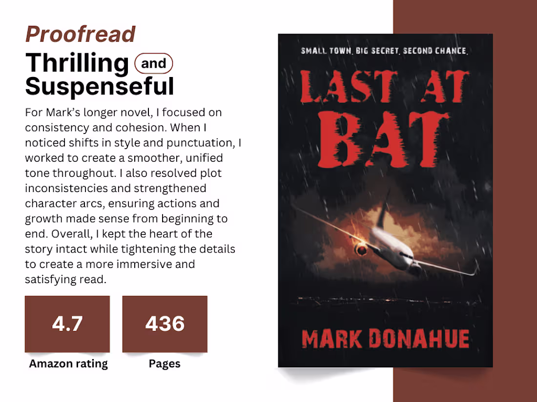 Cover image for Proofread: Suspenseful mystery