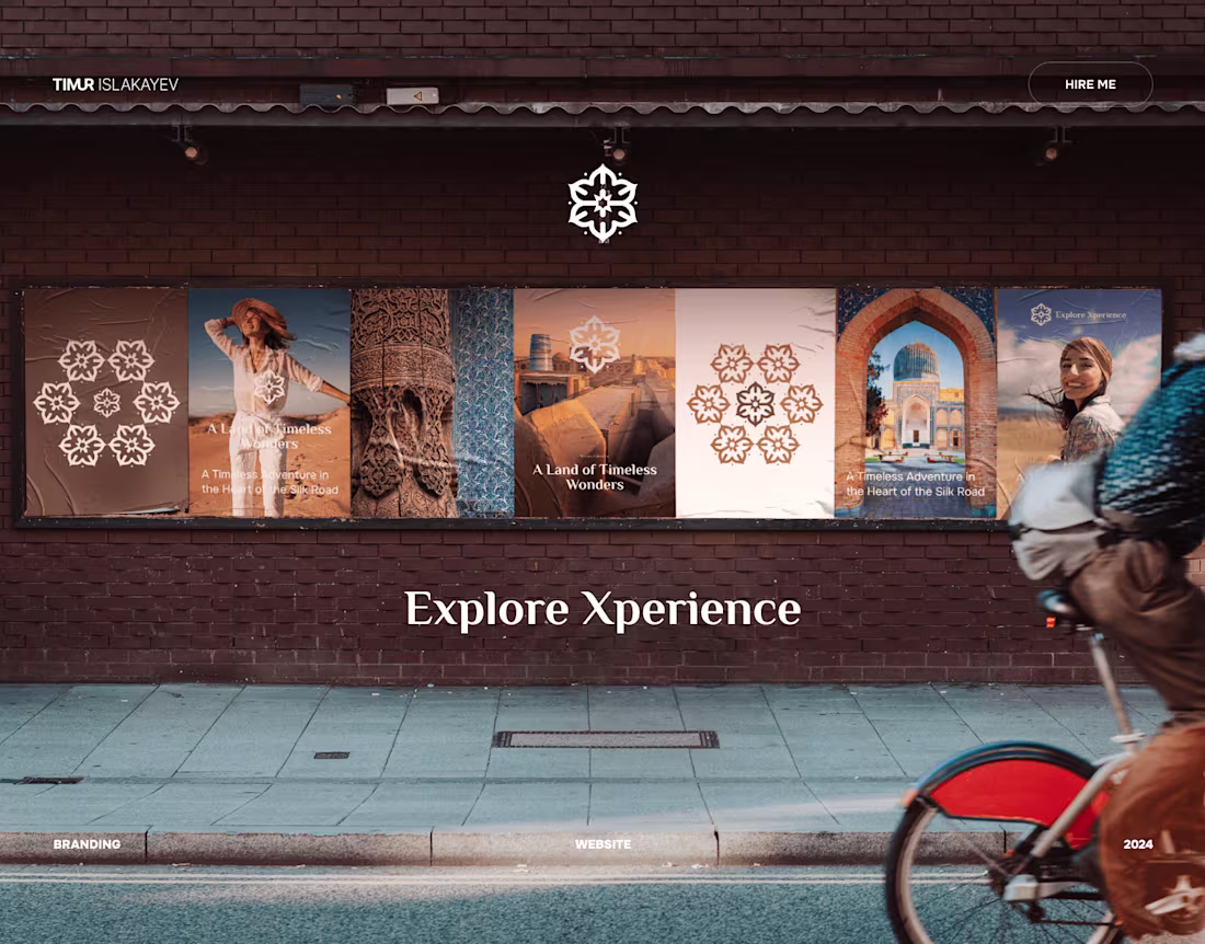 Cover image for Website in Framer Figma for Explore Xperience Travel company