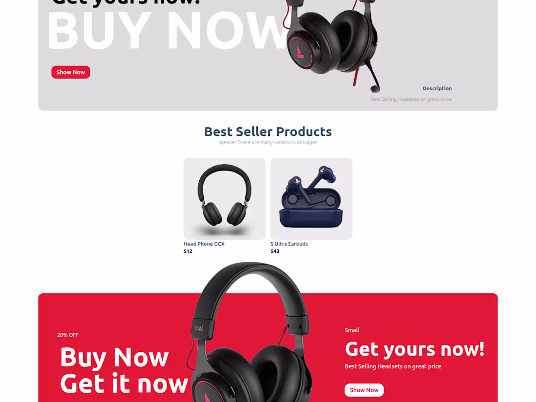 Cover image for E-Gadget Store / Paypal and stripe integrated