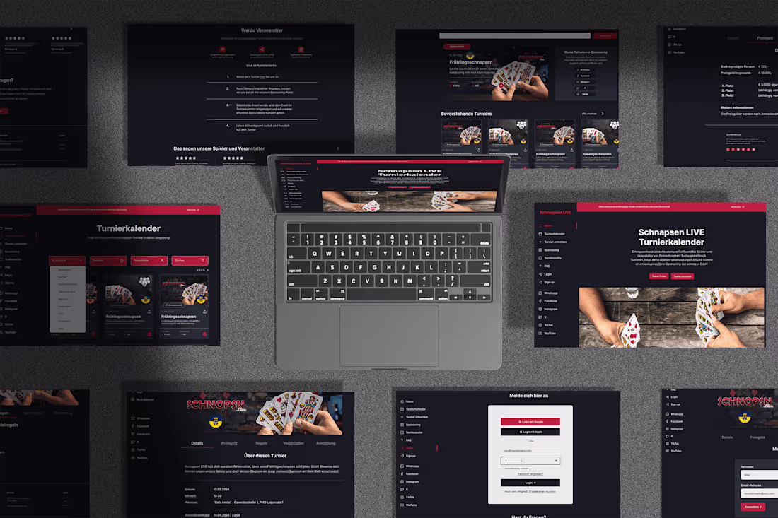 Cover image for Schnopsn LIVE – Website Redesign