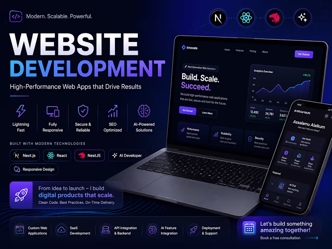 Cover image for Website Development