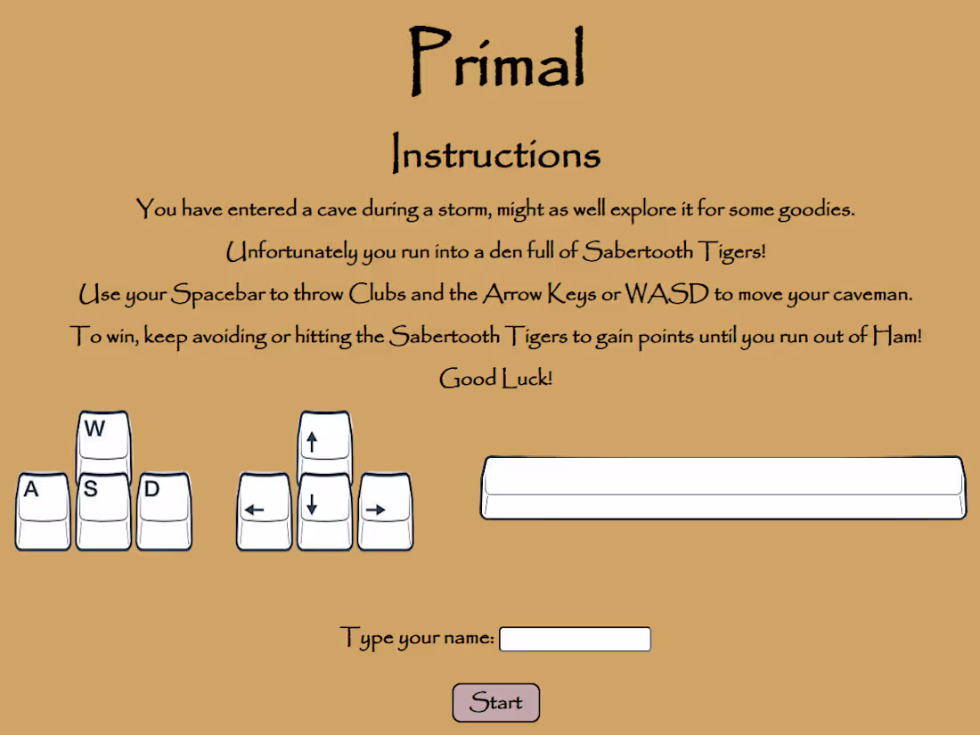 Cover image for Primal