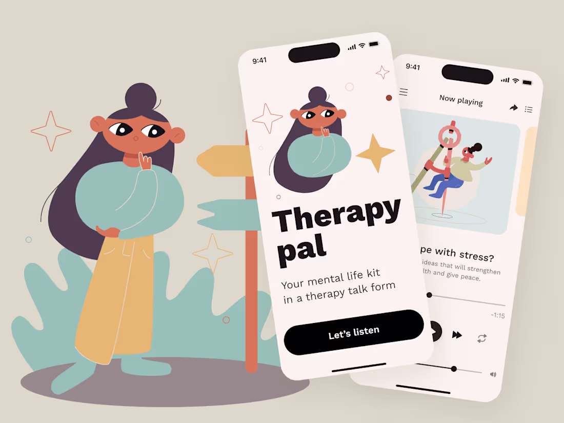 Cover image for 🌿 Mental Health - UX/UI Design