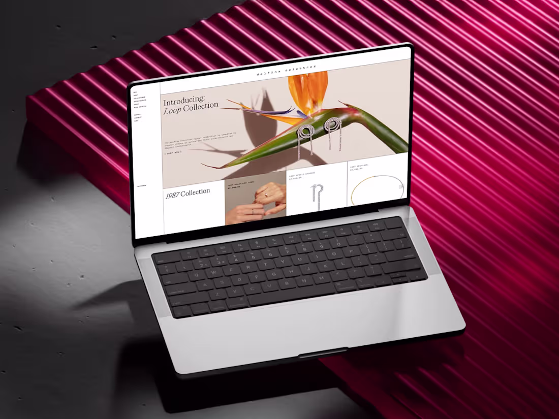 Cover image for Delfina Delettrez website redesign