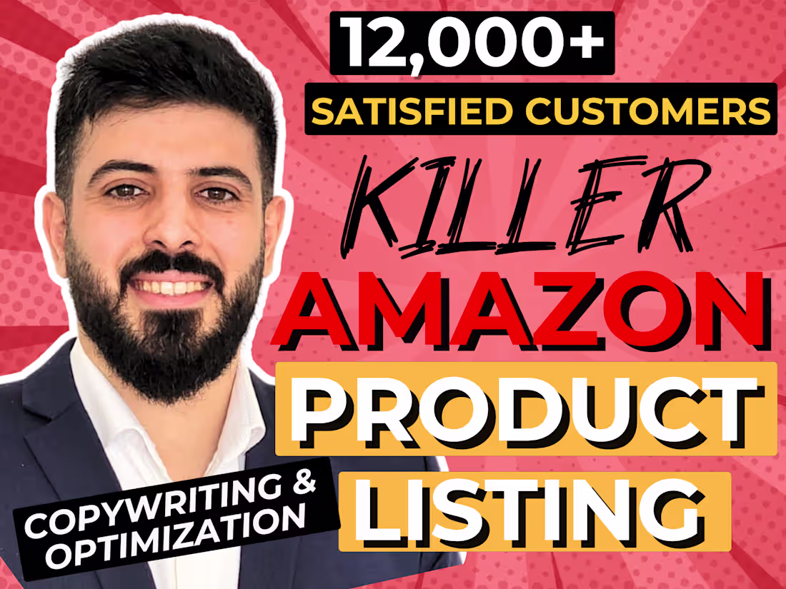Cover image for Amazon Product Listing Copywriting