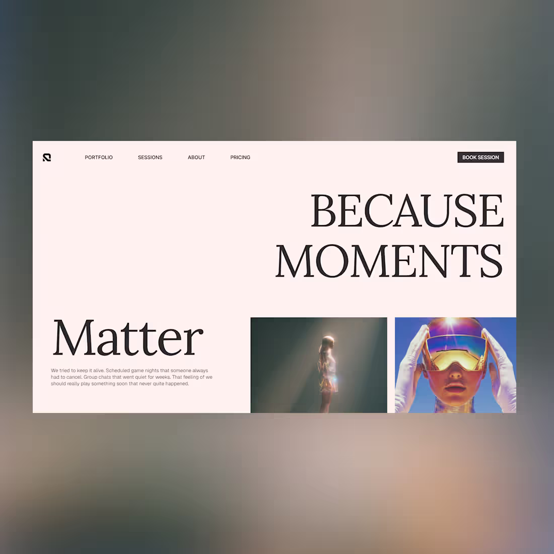 Cover image for Because Moments Matter