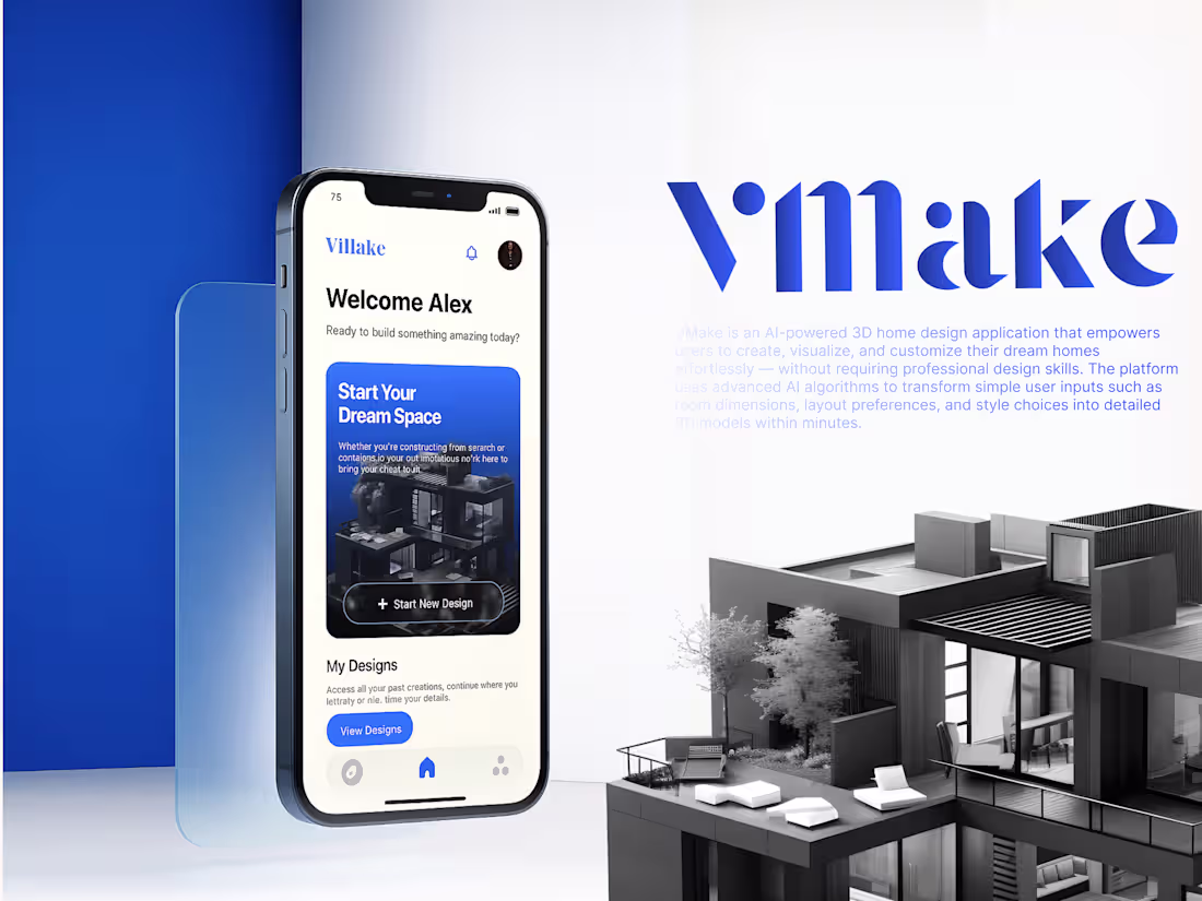 Cover image for VMake is an AI-driven 3D home design platform that transform...