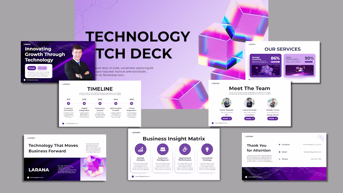 Cover image for Developed an integrated presentation focused