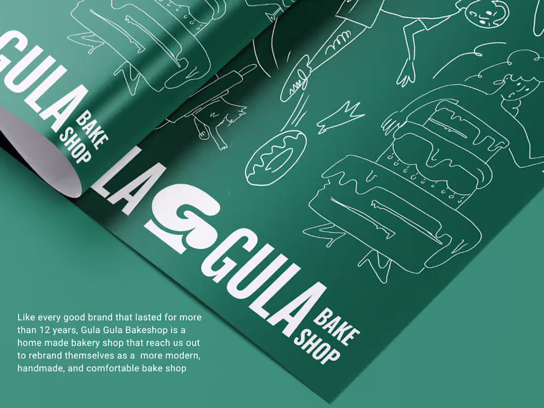 Cover image for Gulagula Bakeshop | Pastries Shop Rebranding