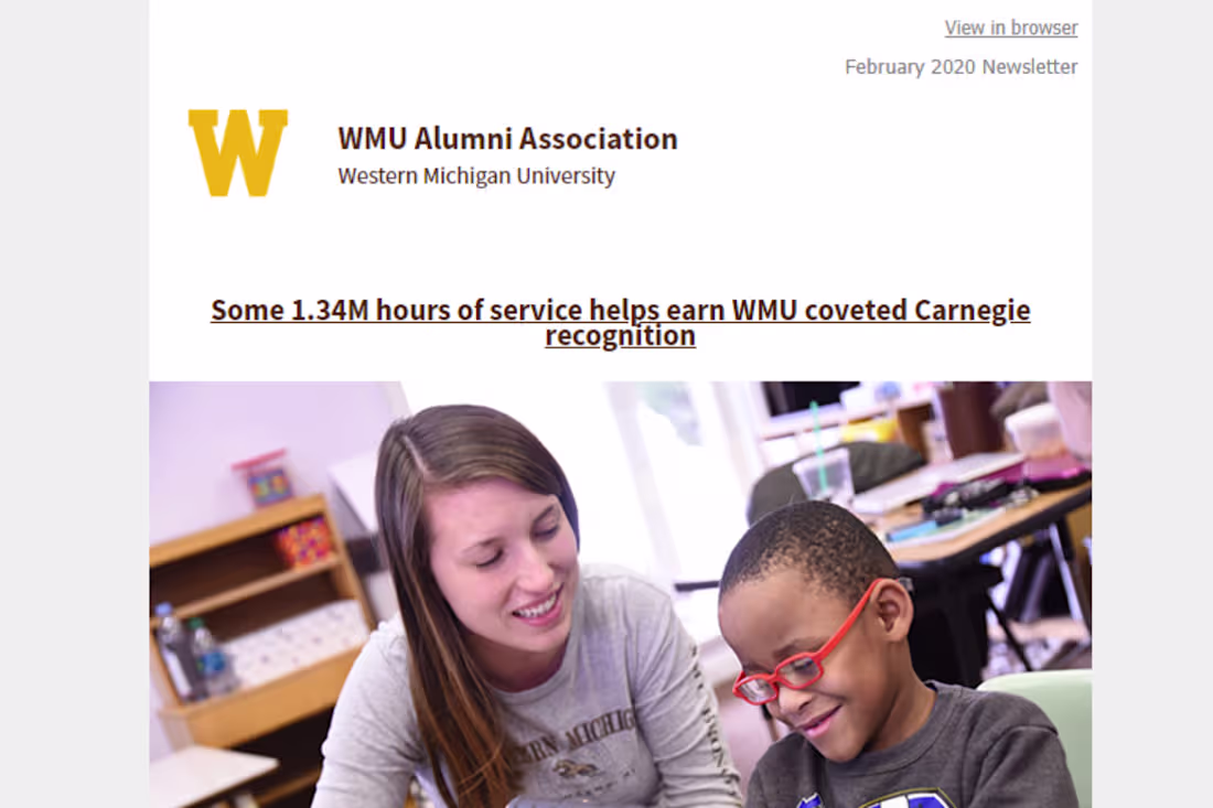 Cover image for Email Sample: Monthly Newsletter