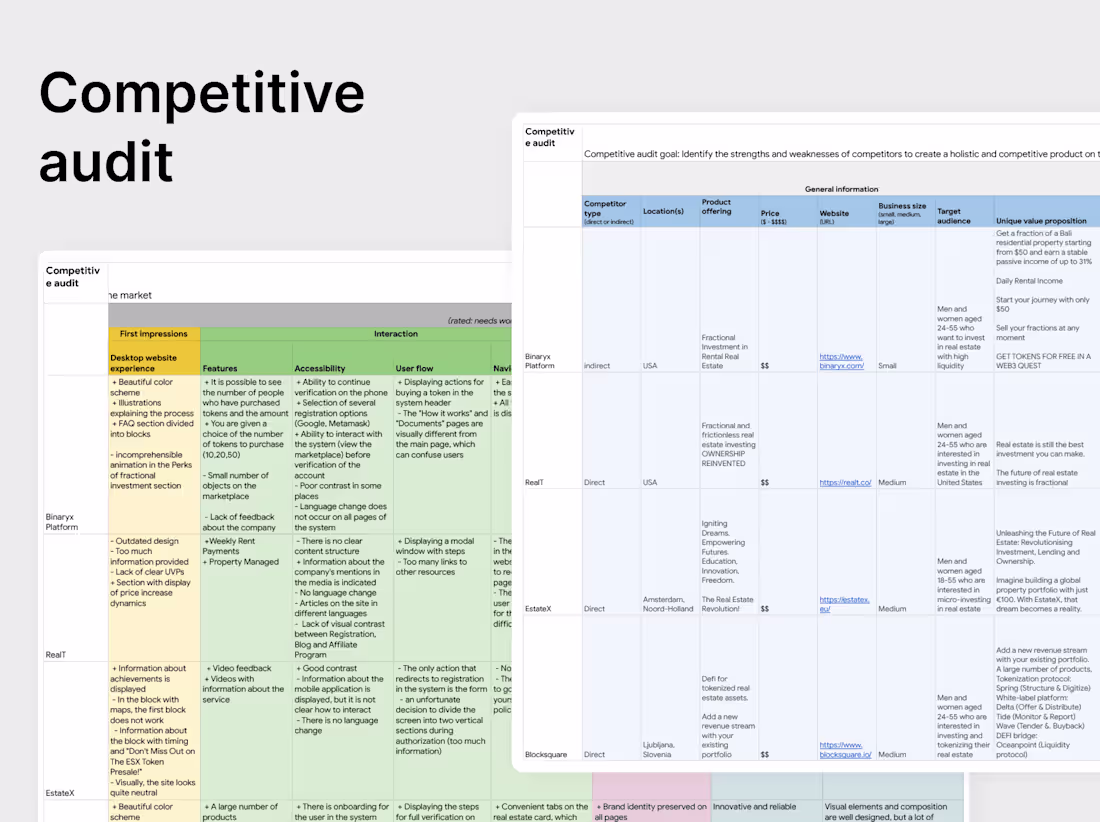 Cover image for UX audit 
