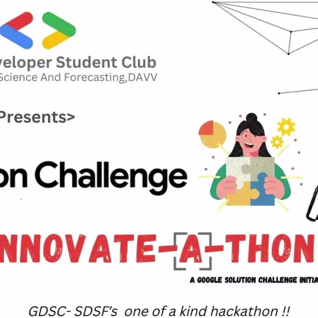 Cover image for HACKTHON By GDSC SDSF