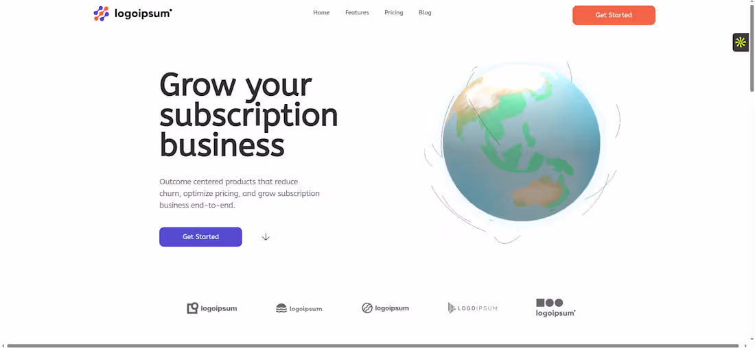 Cover image for Globe Landing Page Development