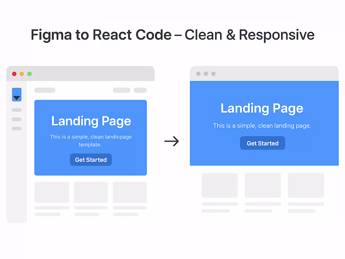 Cover image for Landing Page: Figma to Code