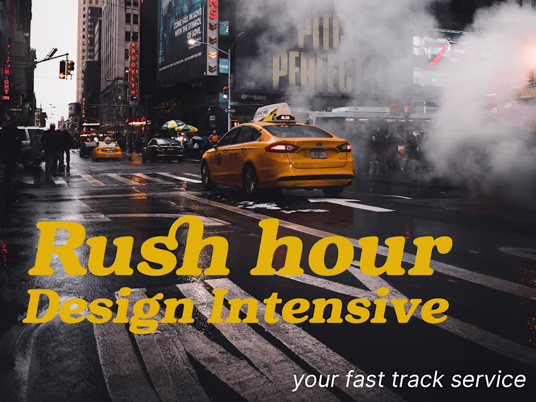 Cover image for Rush Hour - Brand Intensive (2 weeks)