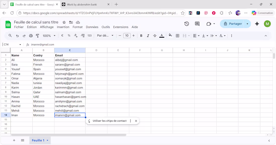 Cover image for Data Entry Project
I created and