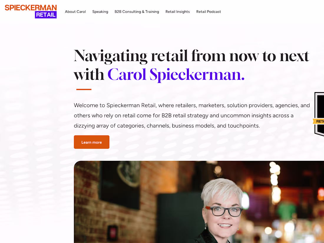 Cover image for Spieckerman Retail