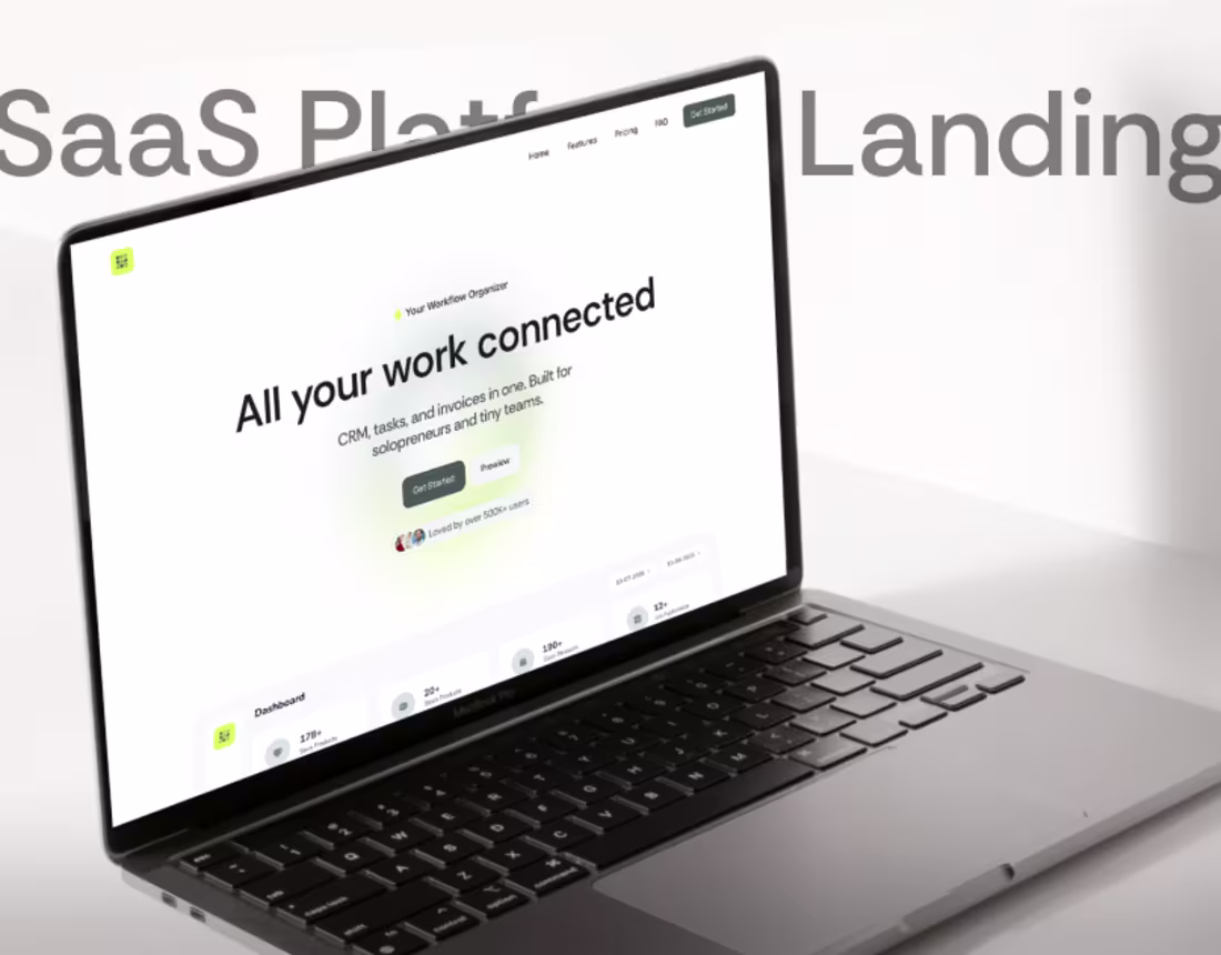 Cover image for SaaS Platform Landing Page | Framer Website