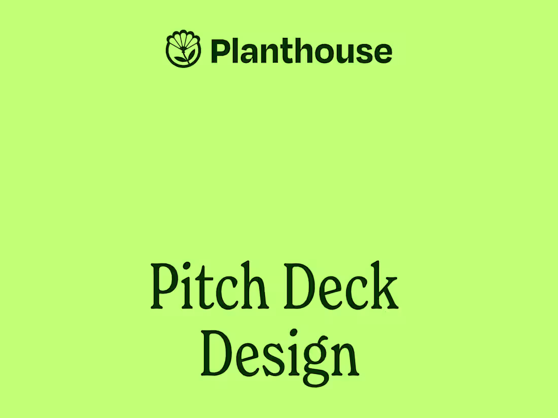 Cover image for Pitch Deck Design
