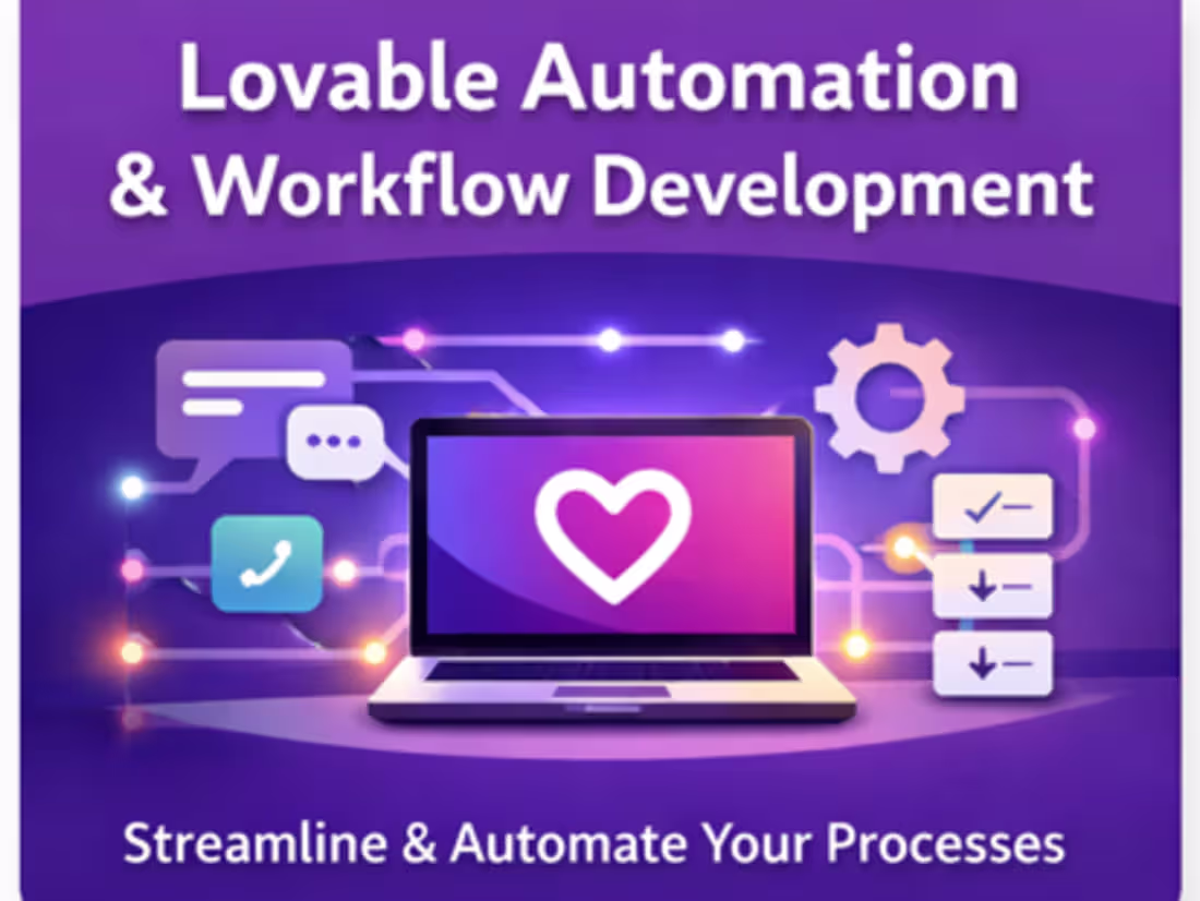 Cover image for Lovable Automation & Workflow Development