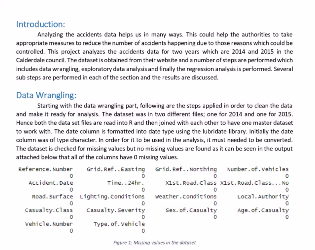 Cover image for ACCIDENTS DATA ANALYSIS