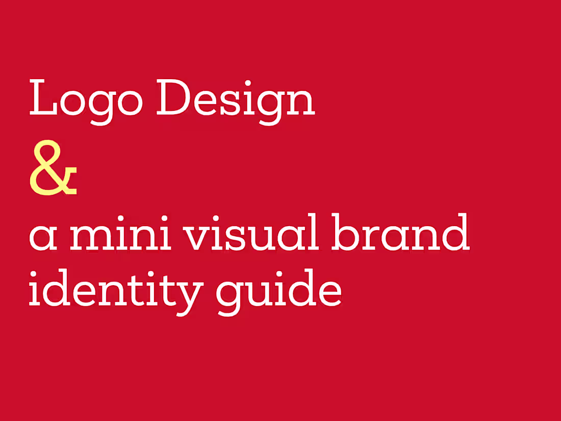 Cover image for Logo design and a mini brand visual identity