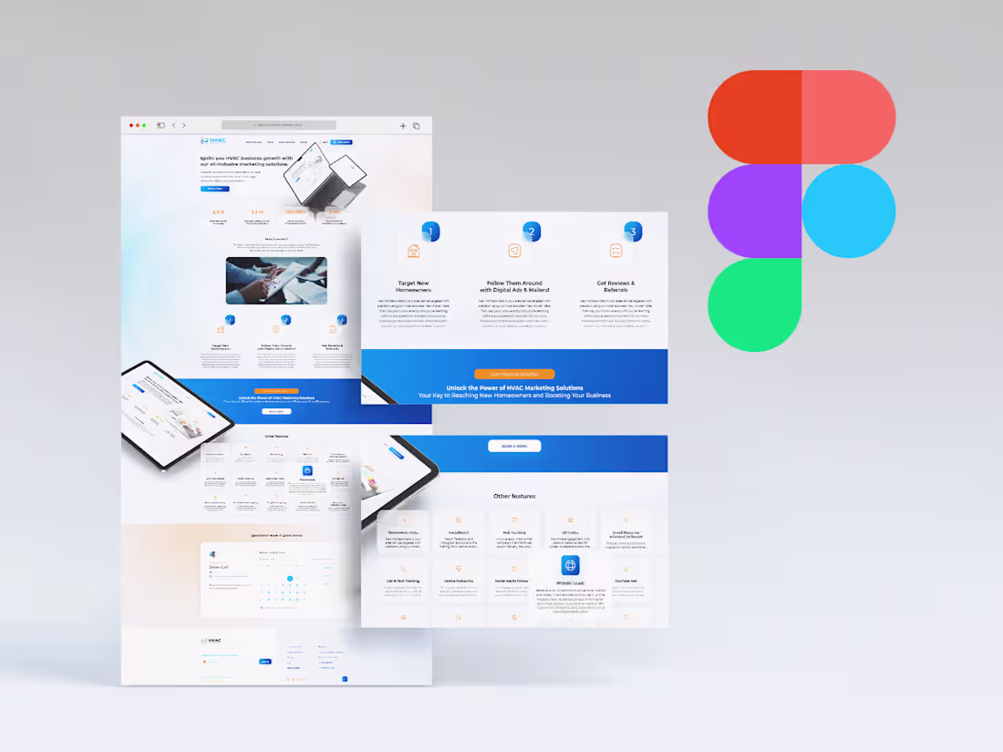 Cover image for UI/UX Design and Wordpress Development for HVAC