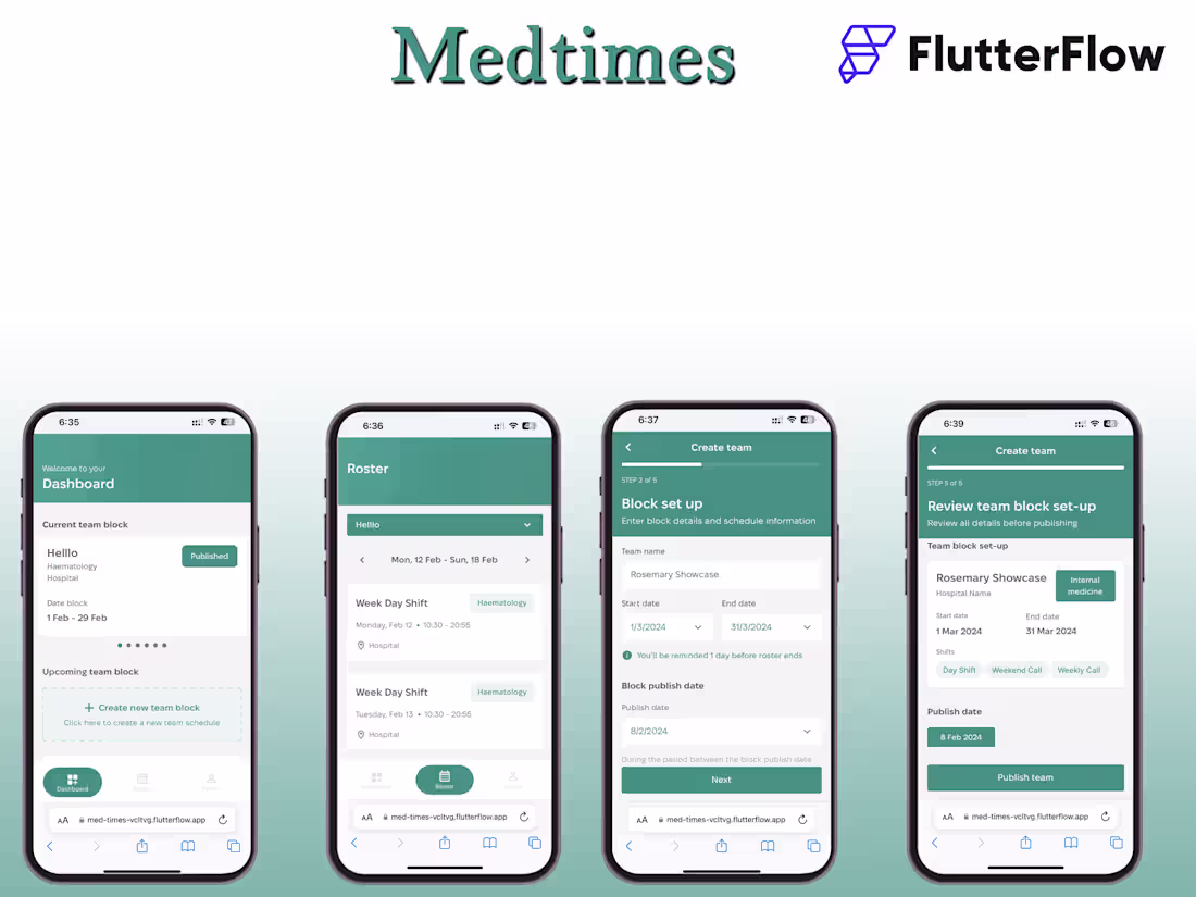 Cover image for Medtimes – Hospital Staff Management App