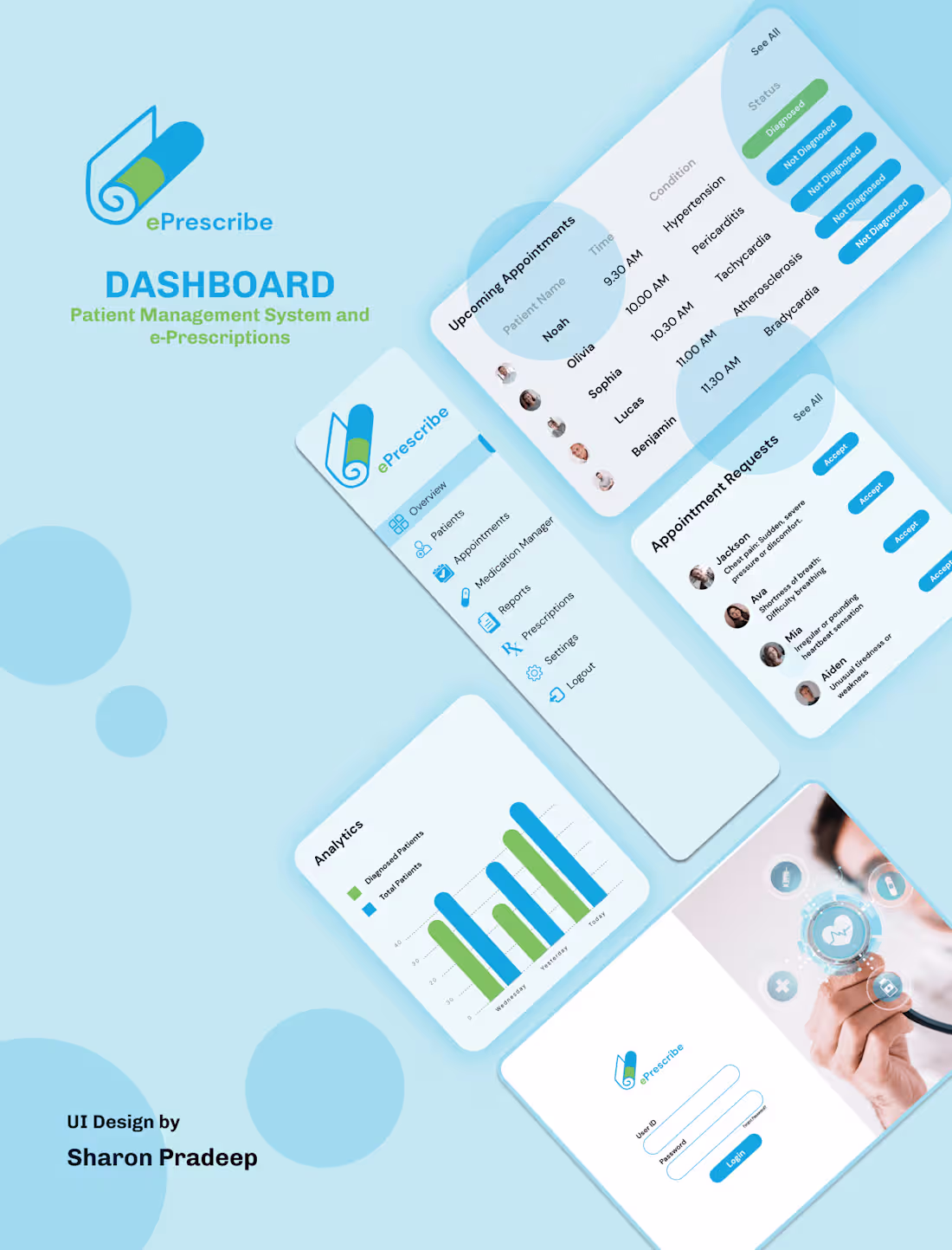 Cover image for ePrescribe - Dashboard UI