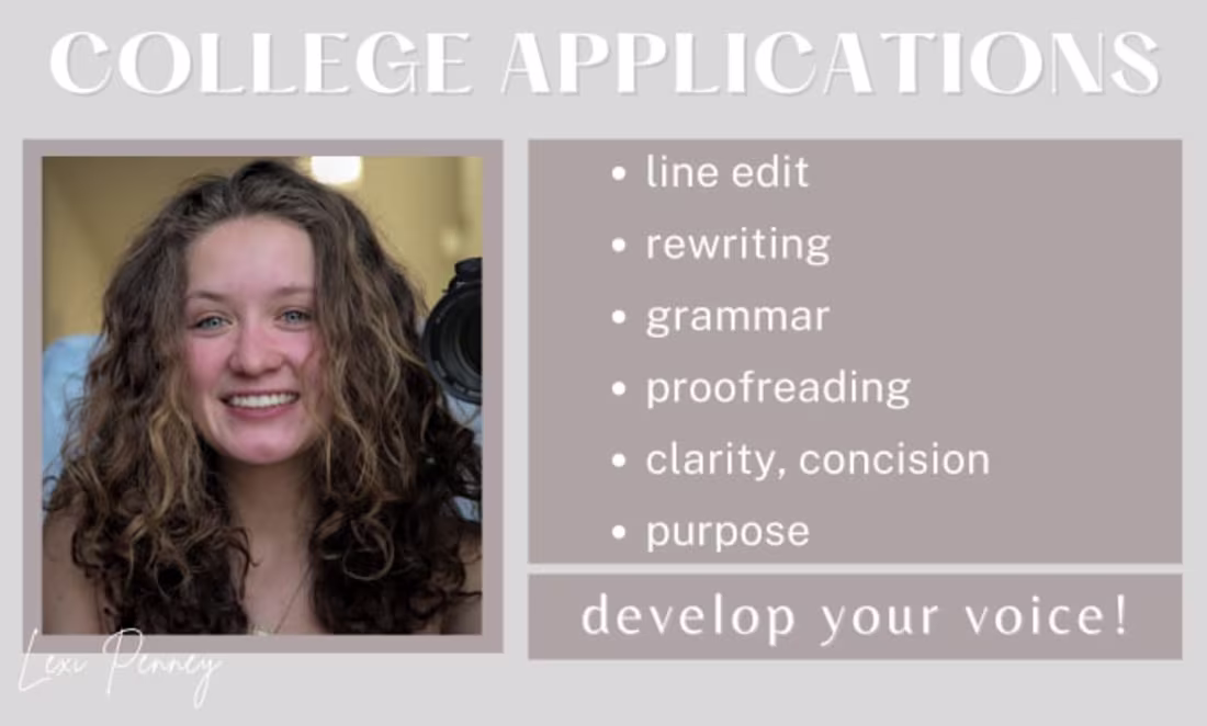 Cover image for I will edit your personal statement or college application essay