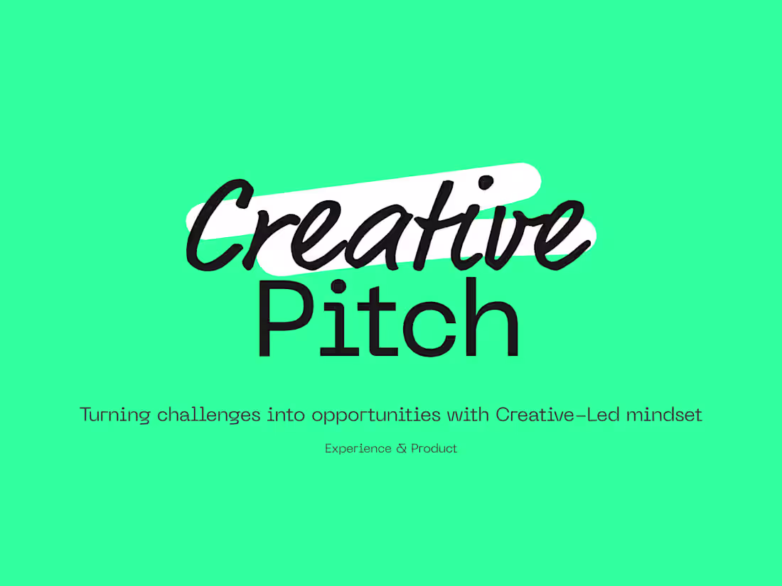 Cover image for From idea to design concept in just a few weeks.