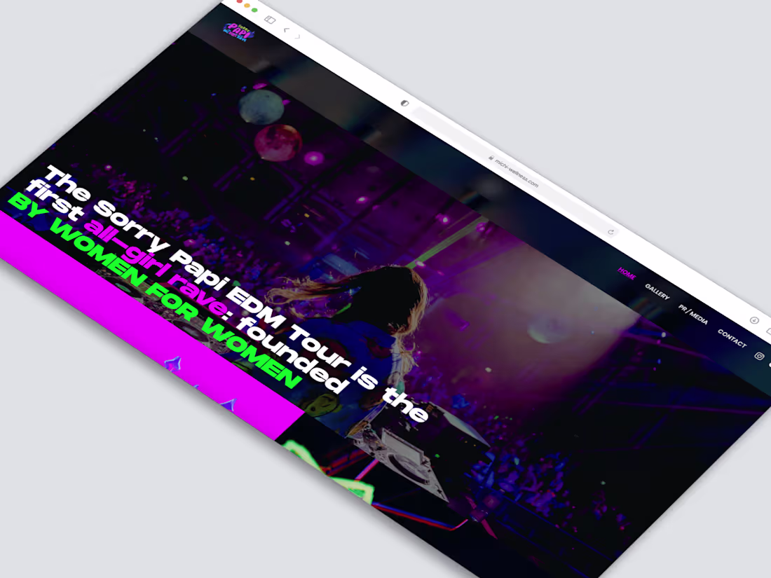 Cover image for Sorry Papi Website