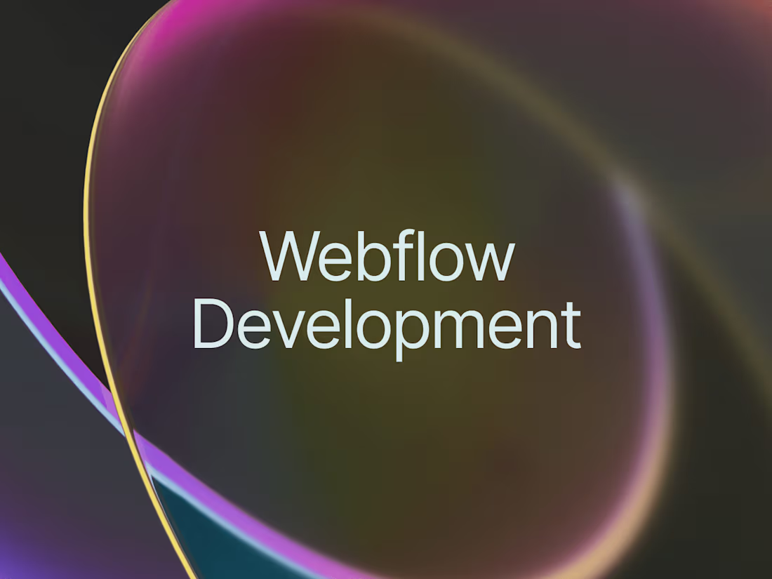 Cover image for Webflow Landing Page/Website (Development)